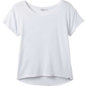 PrAna Mens and Womens Apparel Foundation Slouch Top - Womens White XS Model: 196
